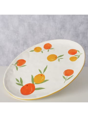 Boltze Półmisek "Fruits" w kolorze pomarańczowo-żółtym do serwowania - Ø 32 cm