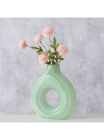 Boltze Wazon "Tiffy" w kolorze zielonym - wys. 19 cm