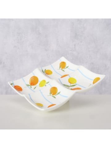 Boltze Miska "Fruits" w kolorze pomarańczowo-żółtym - 17 x 17 cm
