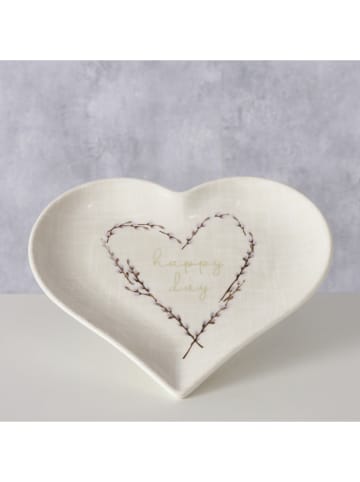 Boltze Schale "Salix" in Beige - (B)18 x (H)16 cm