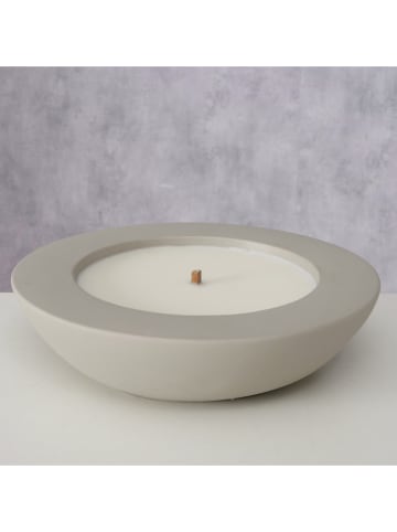 Boltze Kerzentopf "Bonko" in Grau - (H)7 x Ø 27 cm