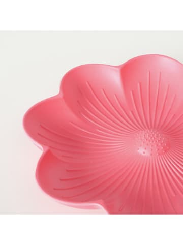 Boltze Vogelbadje "Giardino" roze - Ø 23,5 cm