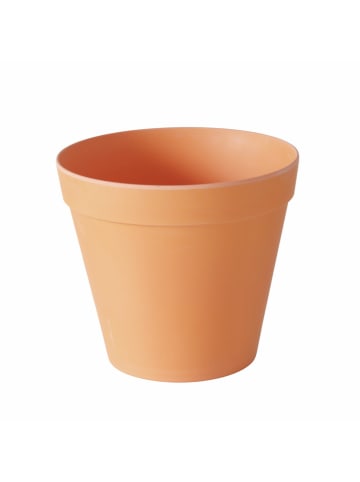 Boltze Osłonki (2 szt.) w kolorze pomarańczowym na doniczkę - wys. 16,5 x Ø 18,5 cm