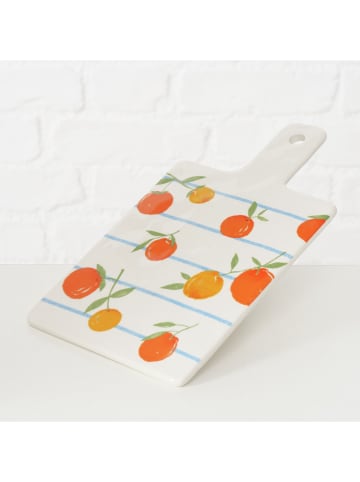 Boltze Schneidebrett "Fruits" in Orange/ Gelb - (B)26,5 x (H)15 cm
