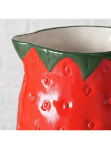 Boltze Krug "Strawberry" in Rot - 1,2 l