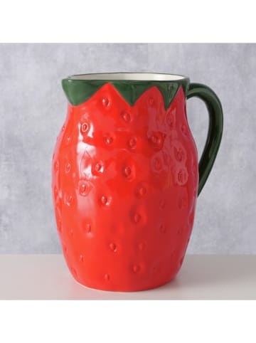 Boltze Krug "Strawberry" in Rot - 1,2 l