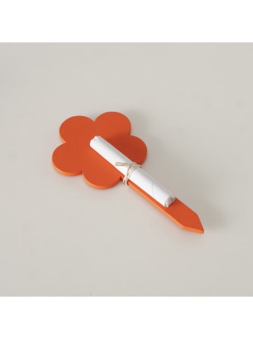 Boltze 3-delige set: plantenlabels "Bilje" oranje/groen/rood - (H)15 cm