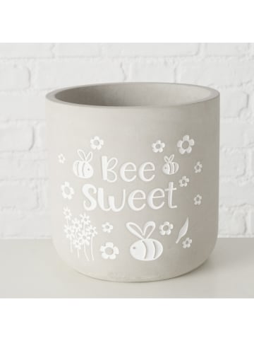 Boltze 2er-Set: Übertöpfe "Honey" in Grau - (H)16  Ø 16 cm