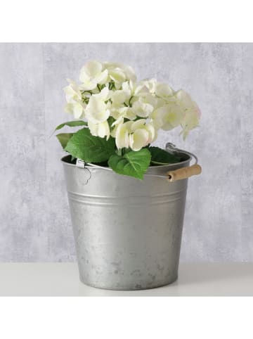 Boltze Übertopf "Matera" in Grau - (H)23,5 x Ø 25 cm