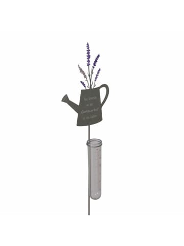 Boltze Regenmesser "Lavanda" in Grau - (H)114 cm