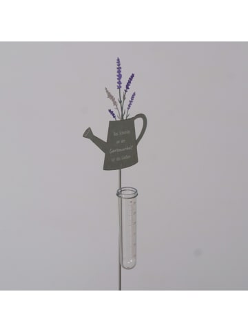Boltze Regenmesser "Lavanda" in Grau - (H)114 cm