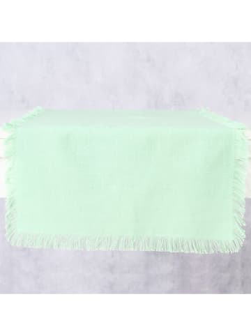 Boltze Tafelloper "Lenea" groen - (L)140 x (B)40 cm