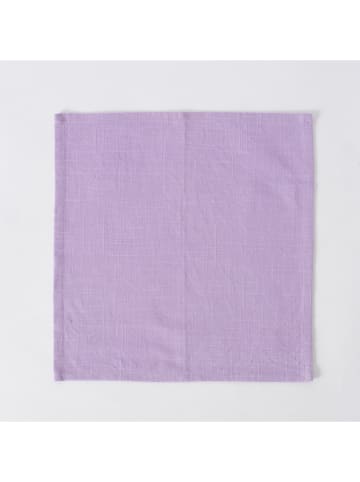 Boltze 2er-Set: Servietten "Lenea" in Lila - (L)40 x (B)40 cm