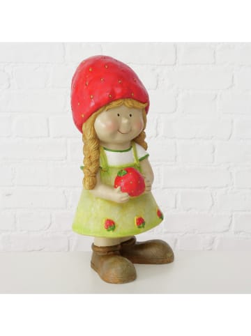 Boltze Figurka dekoracyjna "Strawberry" w kolorze czerwono-zielonym - wys. 46 cm
