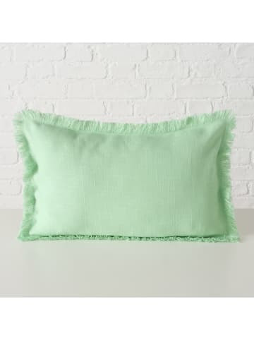 Boltze Kissen "Lenea" in Grün - (L)30 x (B)50 cm