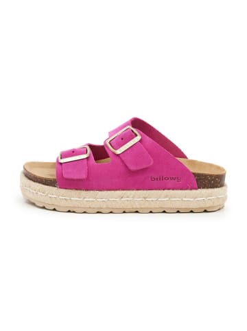 billowy Leren slippers roze