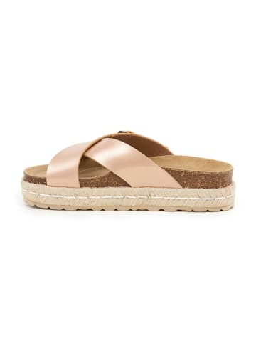 billowy Slippers zilverkleurig