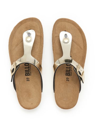 billowy Teenslippers goudkleurig