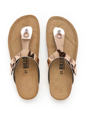 billowy Teenslippers roségoudkleurig