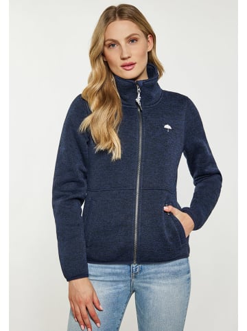 Schmuddelwedda Strickfleecejacke in Dunkelblau