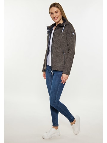 Schmuddelwedda Strickfleecejacke in Grau