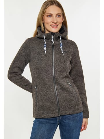 Schmuddelwedda Gebreide fleece vest grijs