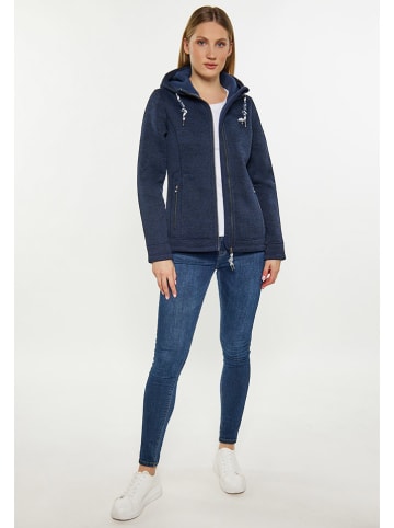 Schmuddelwedda Strickfleecejacke in Dunkelblau