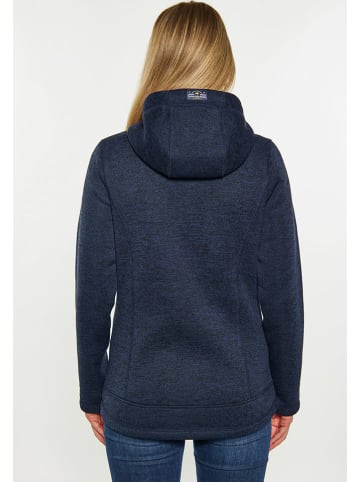 Schmuddelwedda Strickfleecejacke in Dunkelblau