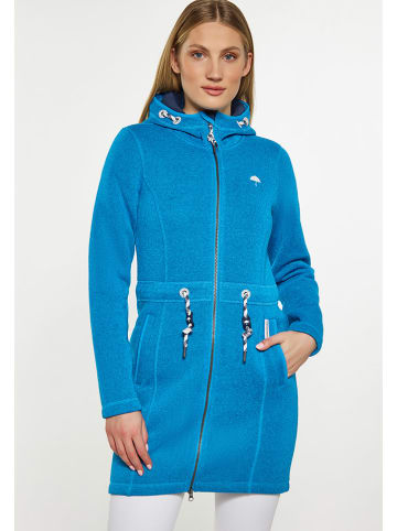 Schmuddelwedda Strickfleecemantel in Hellblau