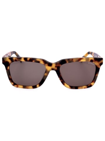 Guess Damen-Sonnenbrille in Hellbraun-Gelb/ Braun