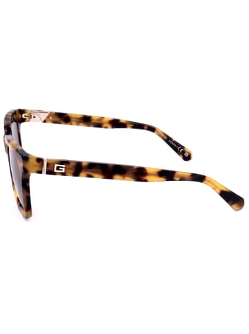 Guess Damen-Sonnenbrille in Hellbraun-Gelb/ Braun