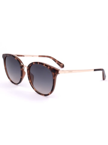 Guess Dameszonnebril bruin-goudkleurig/donkerblauw
