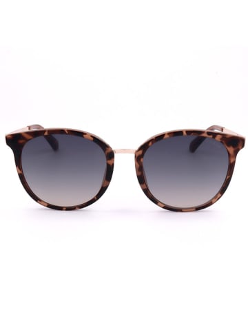 Guess Damen-Sonnenbrille in Braun-Gold/ Dunkelblau