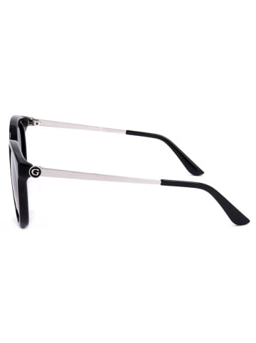 Guess Damen-Sonnenbrille in Schwarz-Gold/ Dunkelblau