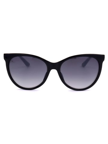 Guess Damskie okulary przeciwsłoneczne w kolorze czarno-granatowym