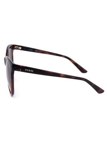 Guess Damskie okulary przeciwsłoneczne w kolorze brązowym