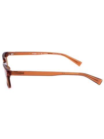 Guess Unisex-Sonnenbrille in Hellbraun/ Dunkelblau