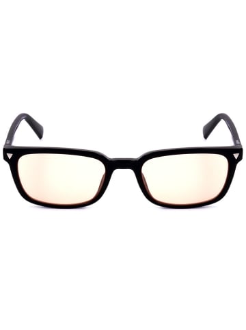 Guess Okulary przeciwsłoneczne unisex w kolorze czarno-żółtym