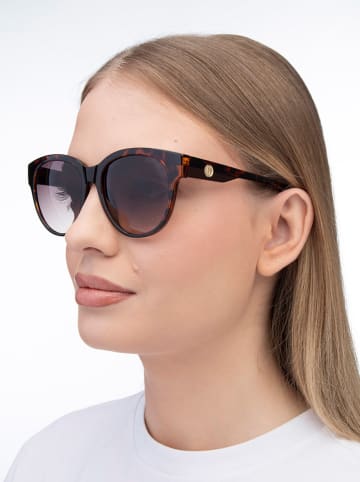 Guess Damen-Sonnenbrille in Braun/ Lila