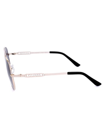 Guess Damen-Sonnenbrille in Gold/ Dunkelblau