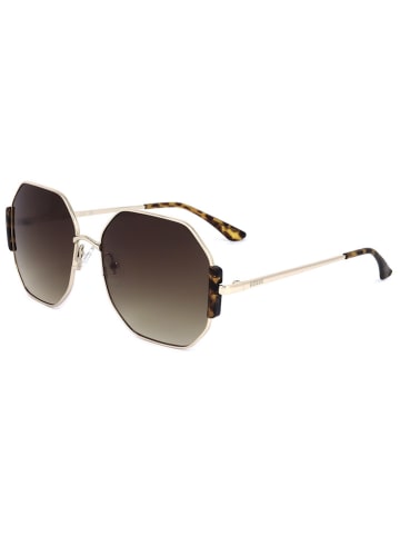 Guess Damen-Sonnenbrille in Gold/ Braun