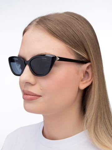 Guess Damskie okulary przeciwsłoneczne w kolorze granatowym