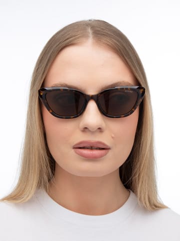 Guess Damskie okulary przeciwsłoneczne w kolorze brązowym
