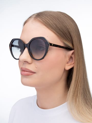 Guess Damskie okulary przeciwsłoneczne w kolorze brązowo-niebieskim