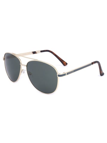 Guess Herren-Sonnenbrille in Gold/ Schwarz