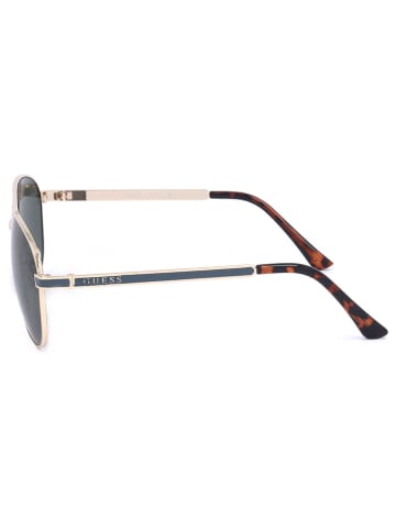 Guess Herren-Sonnenbrille in Gold/ Schwarz