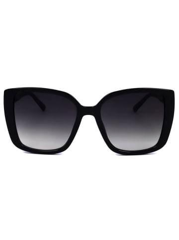 Guess Damen-Sonnenbrille in Schwarz-Gold/ Dunkelblau