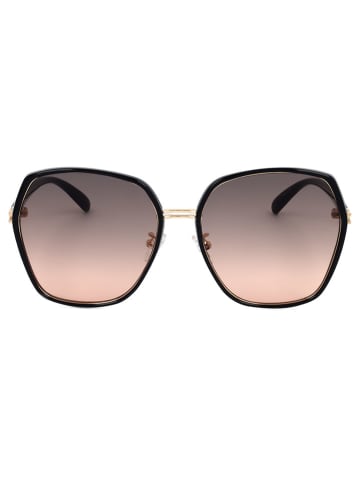 Guess Damskie okulary przeciwsłoneczne w kolorze czarno-pomarańczowym