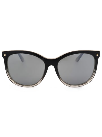 Guess Damen-Sonnenbrille in Schwarz-Gold/ Grau