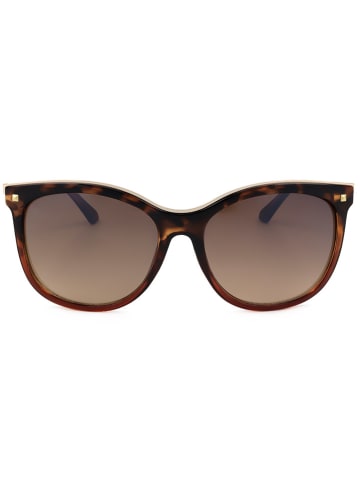 Guess Damen-Sonnenbrille in Braun/ Gold